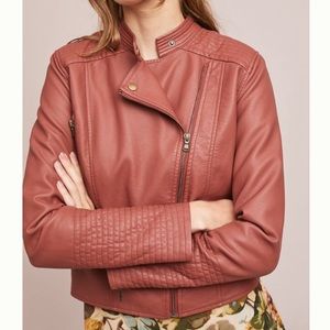 Anthropologie Vegan Leather Jacket